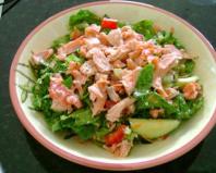 Салат из лосося: рецепт приготовления